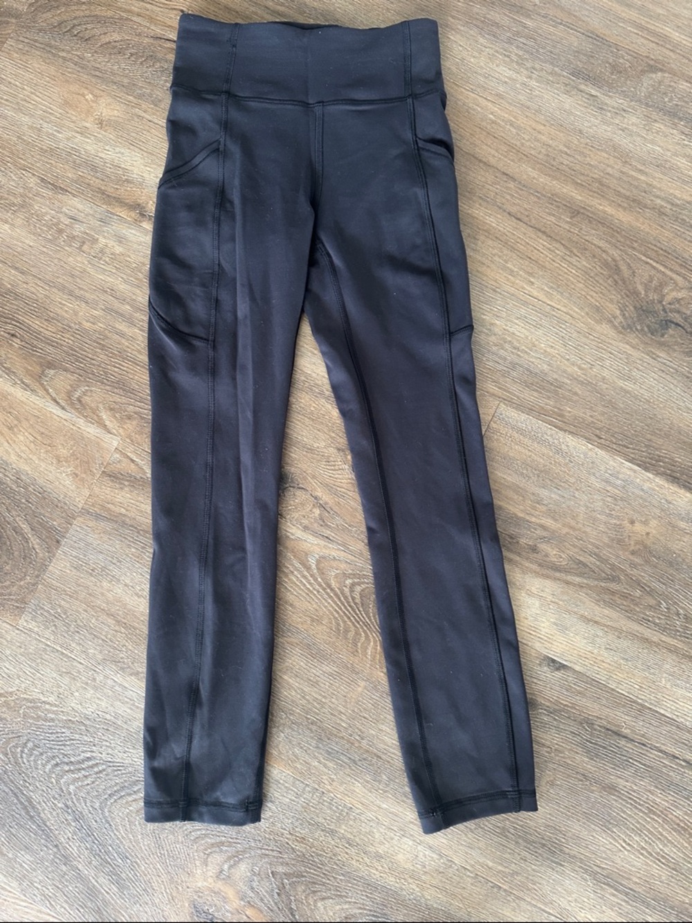 Black High-Waist Athletic Leggings